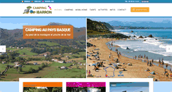 Desktop Screenshot of camping-ibarron.com
