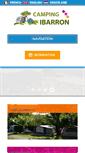 Mobile Screenshot of camping-ibarron.com